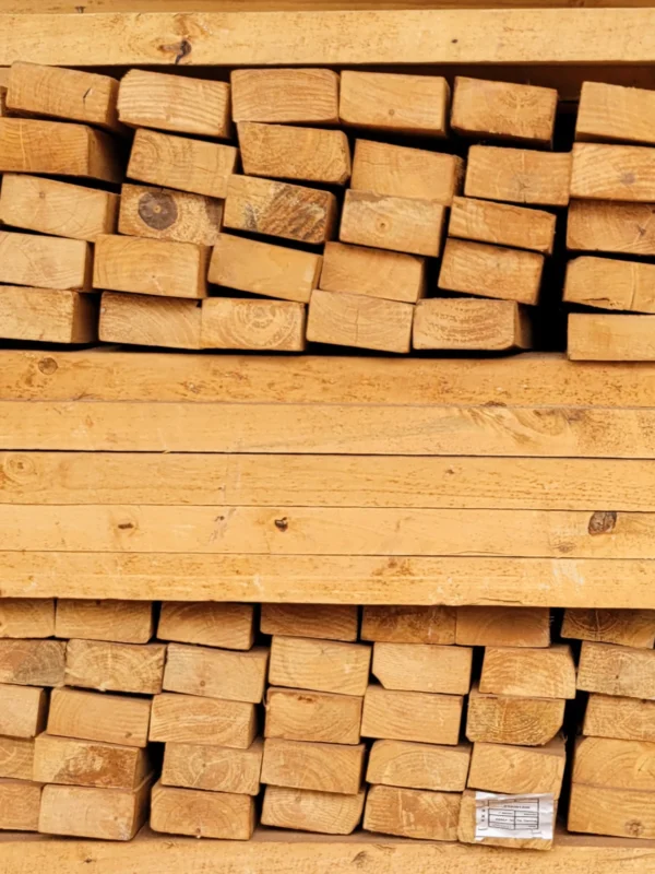 4x2 Plain Pine Timber